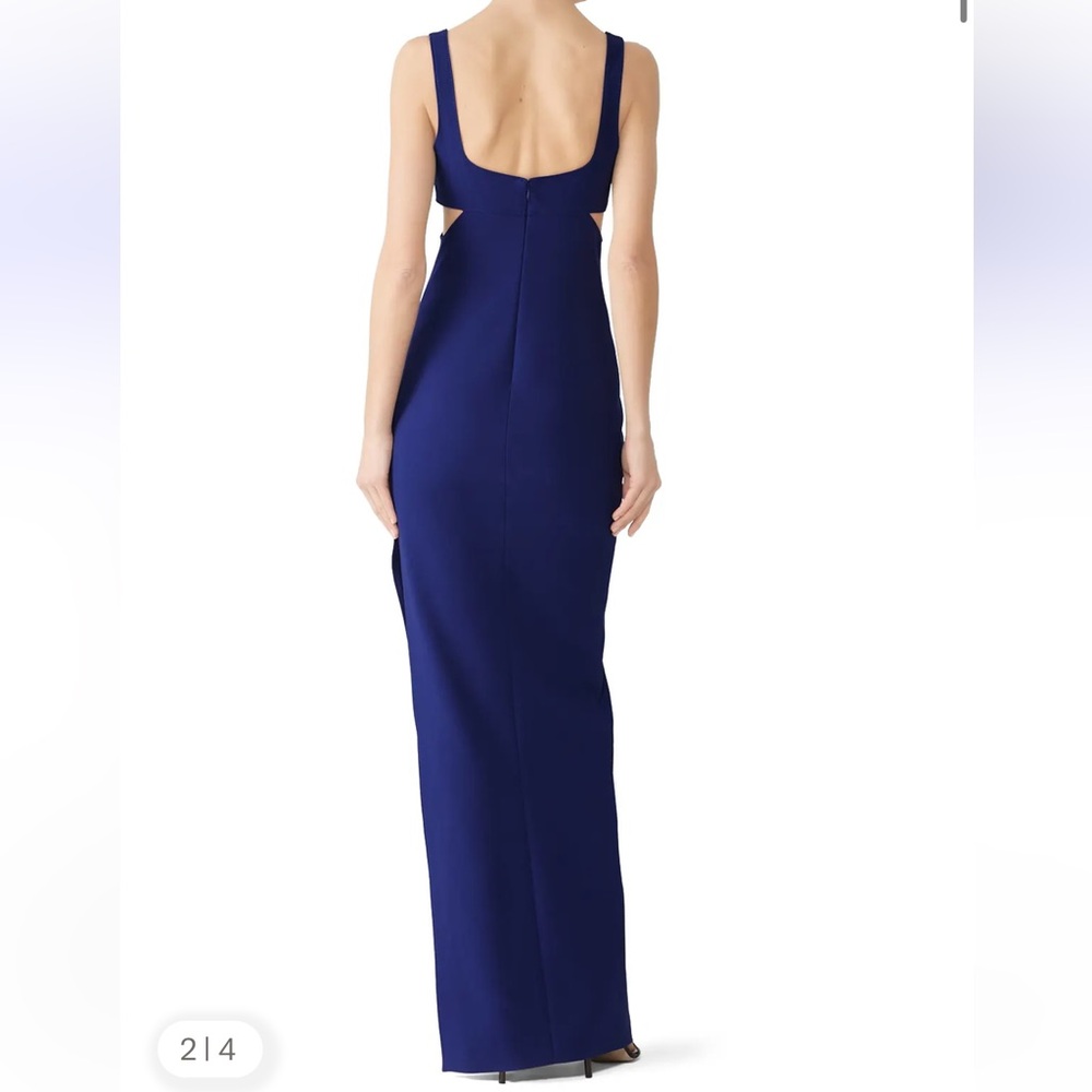 Likely Blue Cut out Gown - Picture 2 of 10